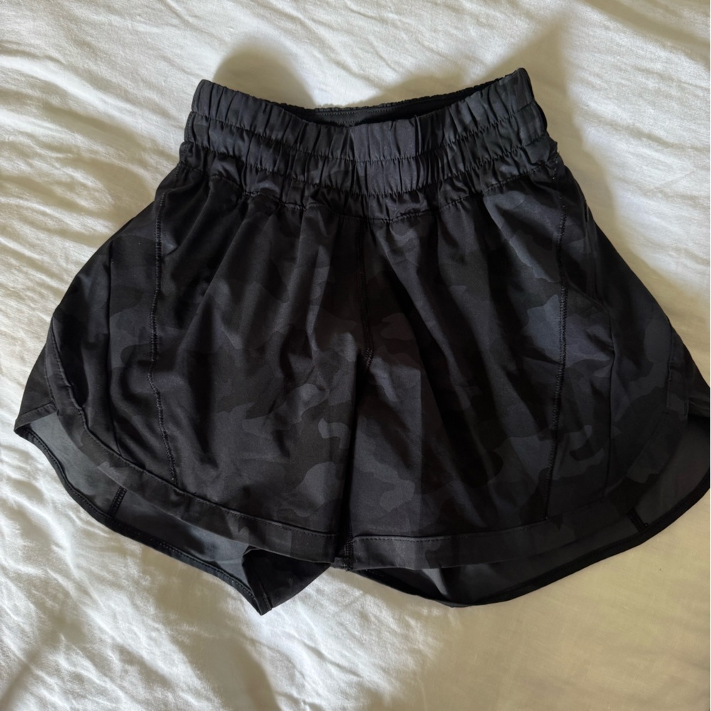 Lululemon high rise 4” track shorts